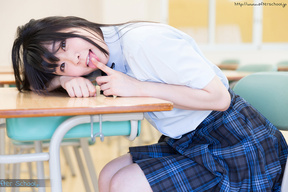Student Minano Ai in classroom and masturbating in gym class